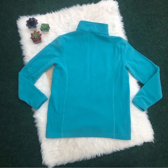 Lands End Lightweight 1/4 Zip Fleece Pullover - Picture 5 of 15